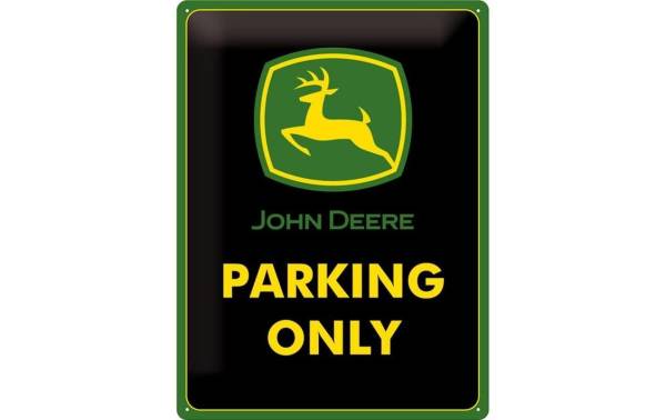 Nostalgic Art Schild John Deere Parking 30 x 40 cm, Metall