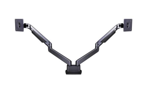 Multibrackets Tischhalterung Gas Lift Arm Dual SbS HD bis 21 kg – Schwarz