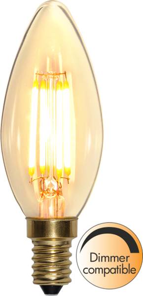 LED Leuchtmittel E14 C35 Soft Glow