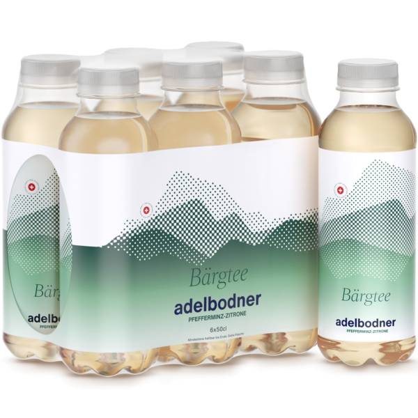 ADELBODNER Bärgtee Minze 2550 50 cl, 6 Stk.