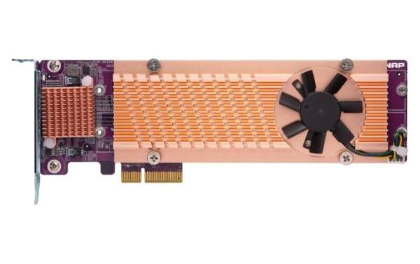 QNAP Erweiterungskarte Quad NVMe SSD M.2 2280