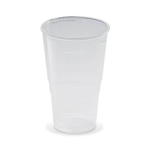 Trinkbecher (PP) klar 95mm 0,5L – 50 Stück
