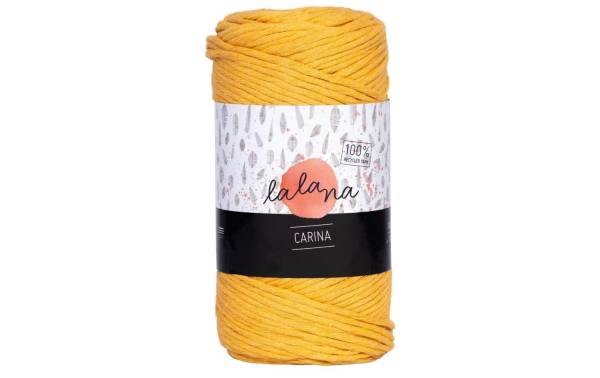 lalana Wolle Carina 200 g, Senfgelb