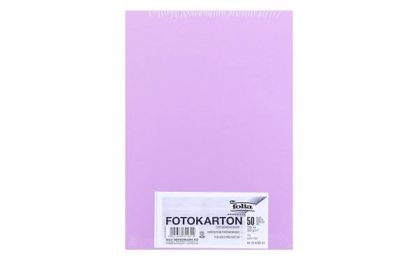 folia Fotokarton, DIN A4, 300 g/qm, lila