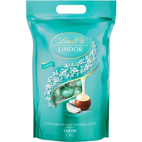 LINDT Lindor Kugeln 801516 Kokosnuss 1000g