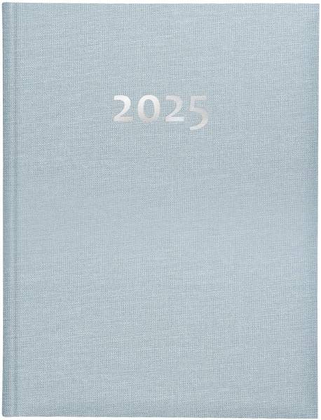 BIELLA Geschäftsagenda Orario 2025 809301060025 1W/2S hellblau ML 17.8×23.5cm