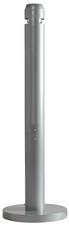 Rubbermaid Standascher Smokers' Pole, rund, silber