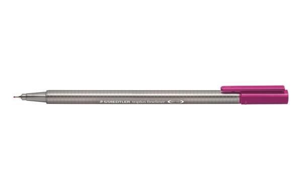 STAEDTLER Fineliner triplus, rotlila, Strichstärke: 0,3 mm