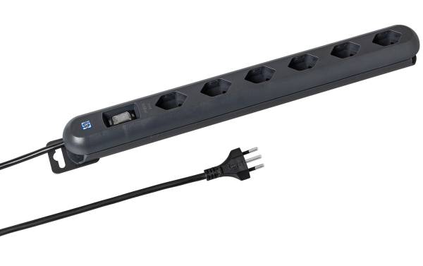 STEFFEN Steckdosenleiste STEBA LINEA PLUS 6 T13