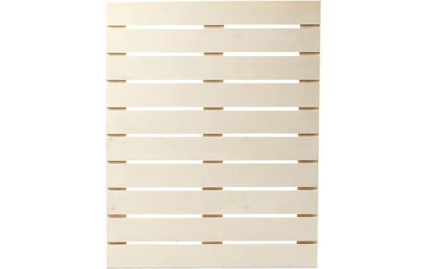Creativ Company Holzartikel 50.2 cm Holzschild, Lamellen-Panel