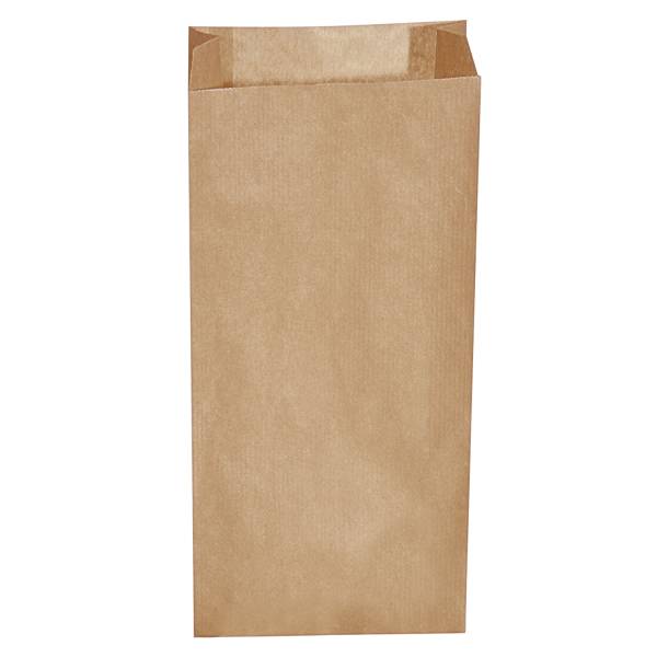 Papierfaltenbeutel braun 20+7 x 43 cm 5kg – 500 Stück