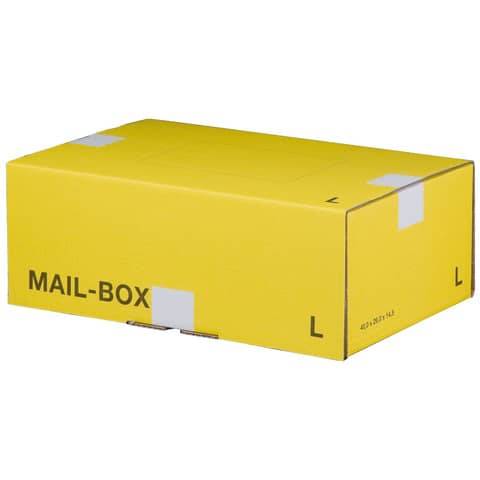 SMARTBOXPRO Paket-Versandkarton MAIL BOX, Größe: L, gelb