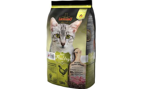 Leonardo Cat Food Trockenfutter Adult Geflügel, 1.8 kg