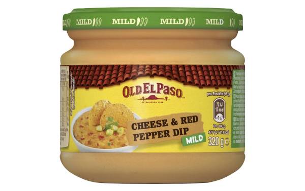 Old El Paso Cheese &amp; Red Pepper Dip 320 g