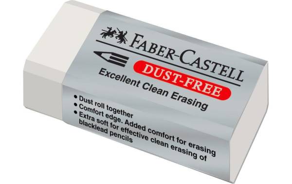 Radierer Dust-free weiss FABER-CA. 187130