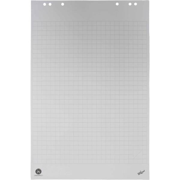 BÜROLINE Flipchart-Block 80g 65x98cm 400190537 recycling, kariert 5 Stück