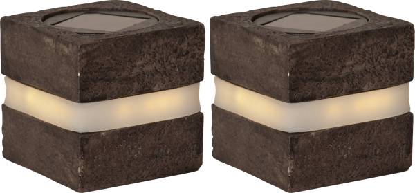 Solar Decoration Stonecube