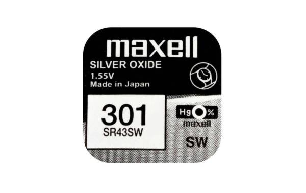 Maxell Europe LTD. Knopfzelle SR43SW 10 Stück