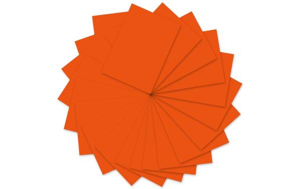 URSUS Tonzeichenpapier A4, 130 g/m², 100 Blatt, Orange