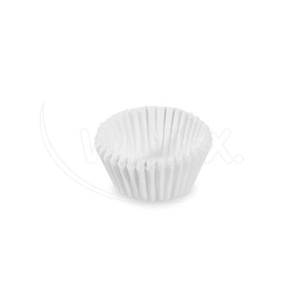 Gebäckkapsel (PAP) weiß 26 x 16 mm – 1000 Stück