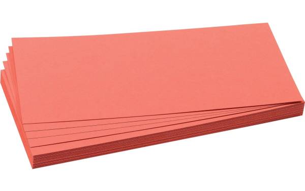 FRANKEN Moderationskarte, Rechteck, 205 x 95 mm, rot