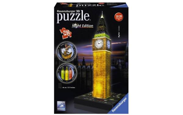 Ravensburger 3D Puzzle Big Ben bei Nacht