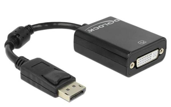 Delock Adapter Displayport – DVI-D Schwarz