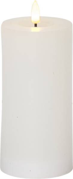 STAR TRADING LED Kerze Flamme Flow 17.5cm 12.061-42 weiss