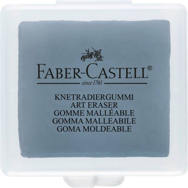 Knetgummi ART Eraser grau 49x49x14mm FABER-CA. 127220