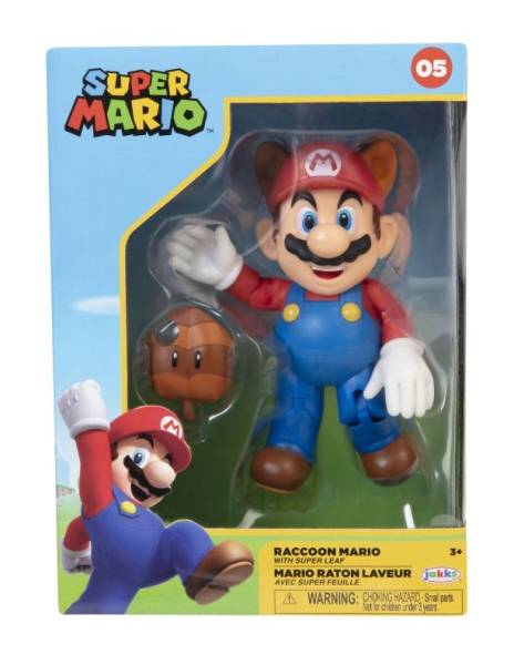 Nintendo: Racoon Mario – Figur [10 cm]