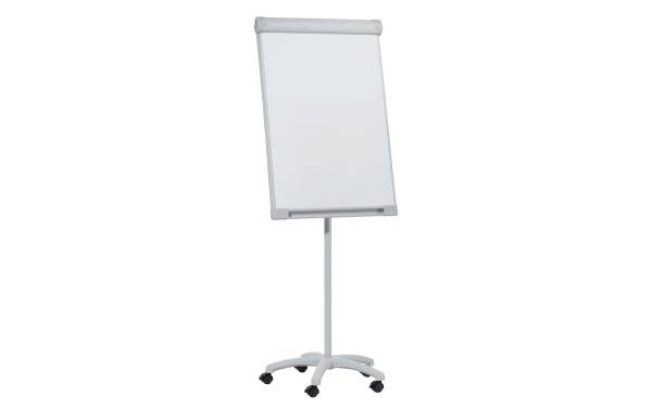 FRANKEN Flipchart Standard Mobil, 670 x 950 mm, hellgrau