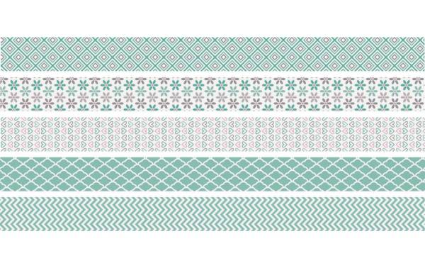 Heyda Washi Tape Pastell Mini Mint