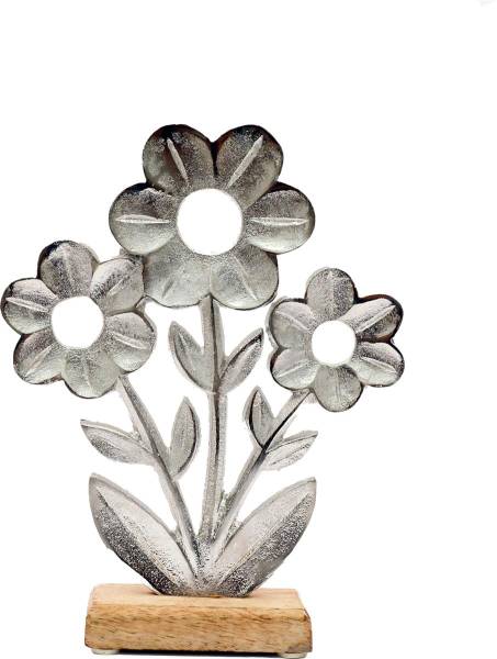 ROOST Blume auf Holz Grundlage OR6483 22x17cm