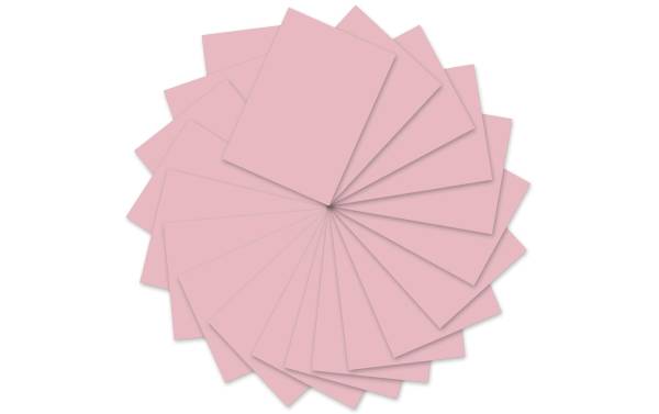 URSUS Tonzeichenpapier A4, 130 g/m², 100 Blatt, Altrosa