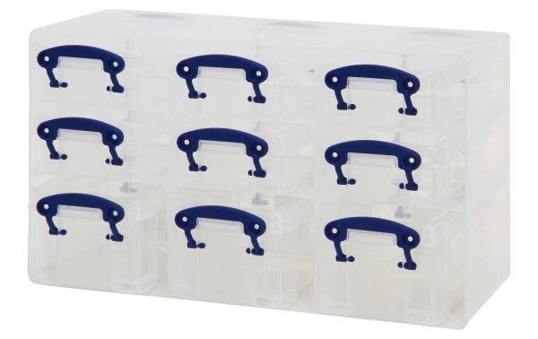 Really Useful Box Schubladenbox 6 x 0,2 l, 3 x 0,3 l Transparent