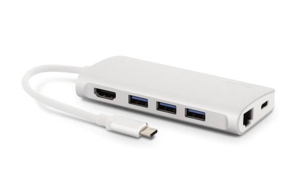 LMP Dockingstation USB-C Mini Dock Silber