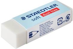 STAEDTLER Kunststoff-Radierer soft S20, weiß