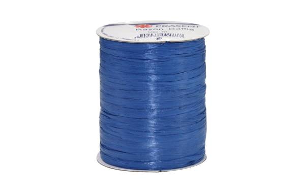 Pattberg Geschenkband Raffia Rayon 100 m, Royalblau