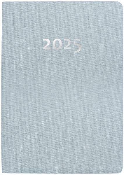 BIELLA Taschenagenda Tell 2025 823201060025 2T/1S hellblau ML 8.5×12.5cm