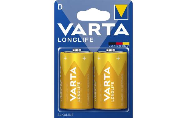 Batterie Longlife, D/LR20, 2 Stück VARTA 412010141