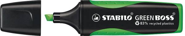 Textmarker GREEN BOSS 2-5mm grün STABILO 6070/33