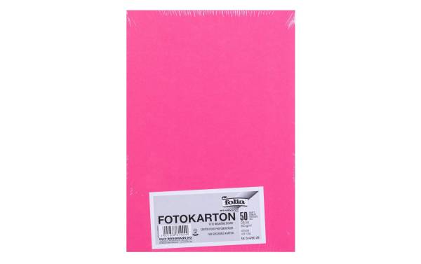 folia Fotokarton, DIN A4, 300 g/qm, altrosa