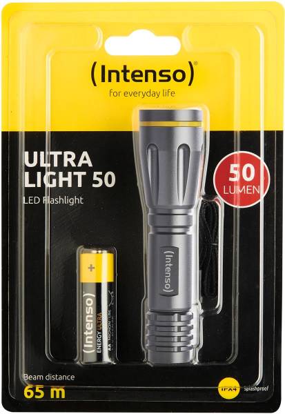Flashlight Ultra Light 50 incl. 1 x AA battery INTENSO 7701420