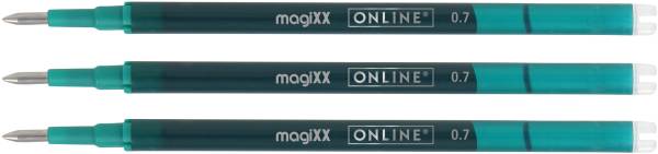 ONLINE Gel-Mine MagiXX 0.7mm 40164/3 türkis, Tag-Bag 3 Stück