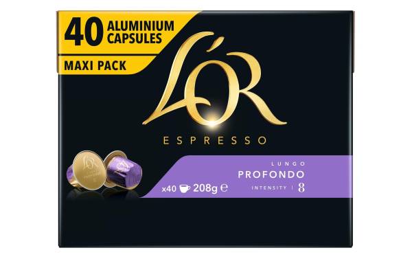 L&#039;Or Kaffeekapseln Espresso Lungo Profondo 40 Stück