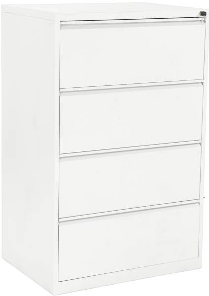 EDGY HR-Schrank 3424/9003 4 Schubladen breit, weiss