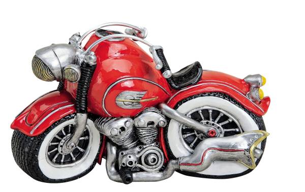G. Wurm Spardose Motorrad 10 x 21 x 13 cm