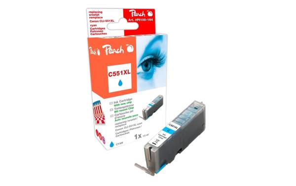 Peach Tinte Canon CLI-551C Cyan