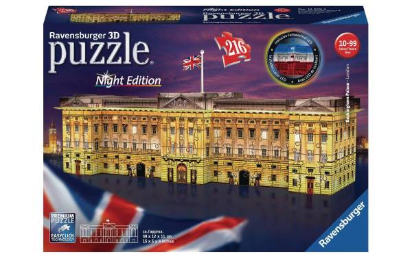 Ravensburger 3D Puzzle Buckingham Palace bei Nacht
