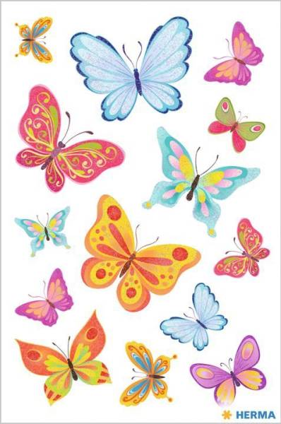HERMA Sticker DECOR 'Schmetterlingszeit'